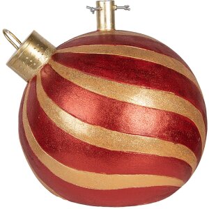 Clayre & Eef 6MG0152 Kerstboomstandaard Rood-Goud...