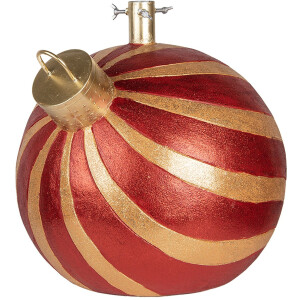 Clayre & Eef 6MG0152 Kerstboomstandaard Rood-Goud...