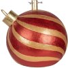Clayre & Eef 6MG0152 Kerstboomstandaard Rood-Goud 43x40x41 cm