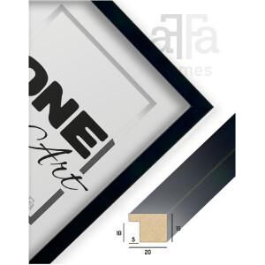 FramesFactory Fotolijst Hekla 42x59,4 cm zwart