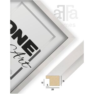 FramesFactory Fotolijst Hekla 15x21 cm wit RMDF HEKLA/77