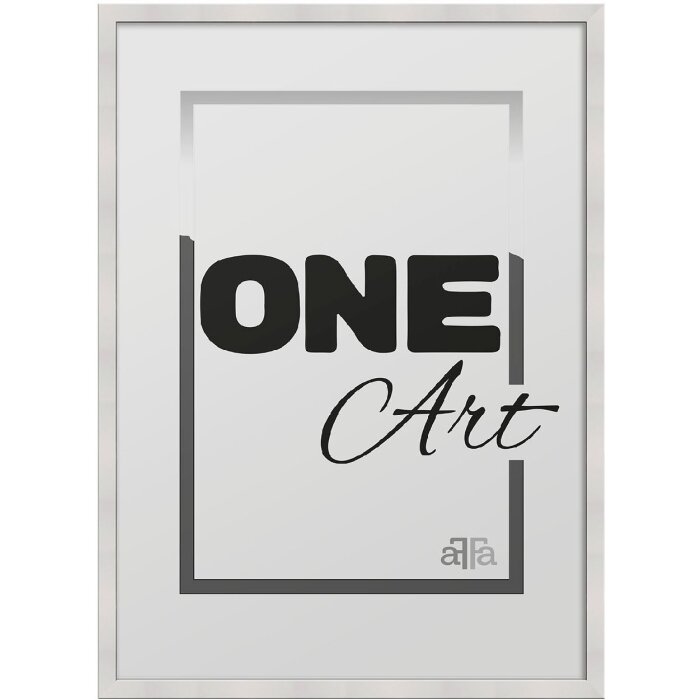 FramesFactory Fotolijst Hekla 50x70 cm wit MDF Acrylglas