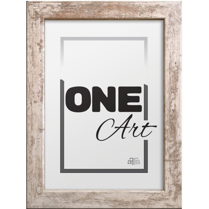 FramesFactory Fotolijst Hekla 15x21 cm Vintage White Wash