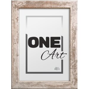 FramesFactory Fotolijst Hekla 15x21 cm Vintage White Wash