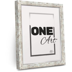 FramesFactory Fotolijst Hekla 21x29,7 cm Vintage White Wash
