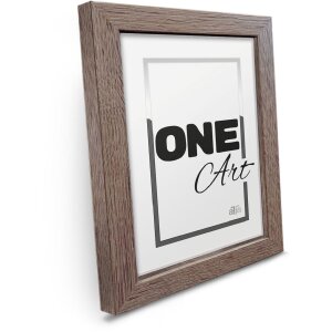 FramesFactory Fotolijst Hekla 15x21 cm Smoke Oak