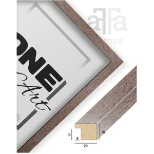 FramesFactory Fotolijst Hekla 15x21 cm Smoke Oak