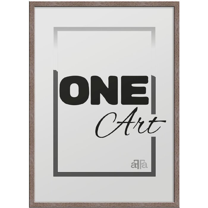 FramesFactory Fotolijst Hekla 50x70 cm Smoke Oak