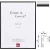 Effect Aluminium Fotolijst Serie 1 Zwart of Zilver 10x15 tot 70x100 cm