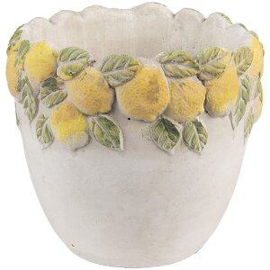 Clayre & Eef 6TE0571 Bloempot Citroenmotief...