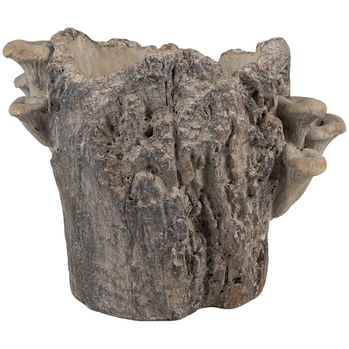 Clayre & Eef 6TE0577M Bloempot Bruin Beige 24x18x18 cm