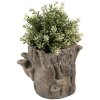 Clayre & Eef 6TE0577M Bloempot Bruin Beige 24x18x18 cm