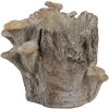 Clayre & Eef 6TE0577S Bloempot Bruin Beige 19x17x16 cm Natuursteenlook