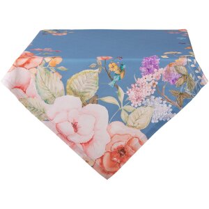 Clayre & Eef FFA01BL Tafelkleed 100x100 cm Blauw...