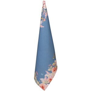 Clayre & Eef FFA42BL Keukendoek Blauw 50x70 cm met...