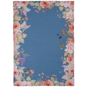 Clayre & Eef FFA42BL Keukendoek Blauw 50x70 cm met...