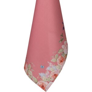 Clayre & Eef FFA42P Keukendoek 50x70 cm Floraal Design Roze Katoen