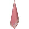 Clayre & Eef FFA42P Keukendoek 50x70 cm Floraal Design Roze Katoen