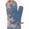 Clayre & Eef FFA44BL Ovenwant Blauwe Bloem 18x30 cm Katoen Landhuisstijl