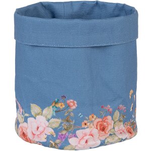 Clayre & Eef FFA50BL Broodmand Blauw Ø 15x16...