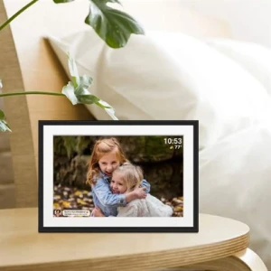 Frameo digitale fotolijst HF-109T zwart 10,1 inch met FrameGlow