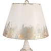 Clayre & Eef tafellamp Ø36x55cm E27 60W Beige Grijs Vintage-stijl