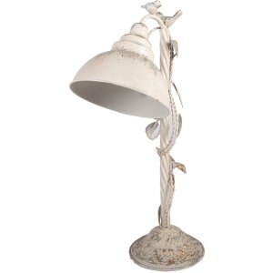 Clayre & Eef 5LMC0051 Tafellamp Beige-Grijstinten Vintage-Look E27 35x19x62cm