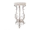 Clayre & Eef 5Y1336 Plantentafel Shabby Chic Ijzer & Hout 40x40x75 cm