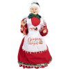 Clayre & Eef 66226 Decoratie Kerstvrouw 18x18x46 cm