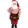 Clayre & Eef Kerstman Decoratie rood 22x19x45 cm