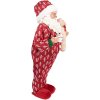 Clayre & Eef 66228 Kerstman Decoratie 45 cm Rot Wit