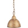 Clayre & Eef Hanglamp 6LMP801 Goud Ø20x22cm E14 Vintage Metaal