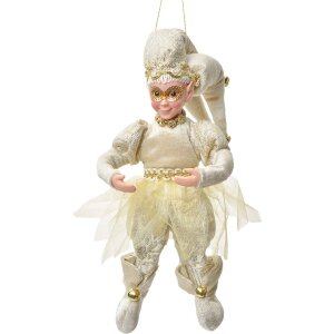 Clayre & Eef 66216 Decoratiehangdecor Elfe Beige-Goud...