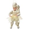 Clayre & Eef 66216 Decoratiehangdecor Elfe Beige-Goud 28 cm