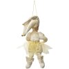 Clayre & Eef 66216 Decoratiehangdecor Elfe Beige-Goud 28 cm