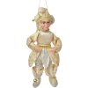 Clayre & Eef Decoratieve Hanger Elf 66217 Beige-Goud 28 cm