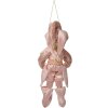 Clayre & Eef Decoratieve Hanger Elf Roze Goud 10x8x28 cm