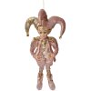 Clayre & Eef Decoratiehanger Elf Roze en Goud 20x8x37 cm