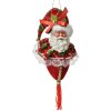 Clayre & Eef Kerstornament Kerstman Rood 12x13x68 cm