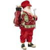 Clayre & Eef Kerstman Decoratiefiguur Golf 15x10x28 cm Rot Grün