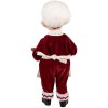 Clayre & Eef Kerstdecoratie Elf Rood Wit 30 cm