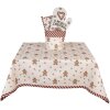 Clayre & Eef CGM01 Tafelkleed 100x100 cm Beige-Bruin
