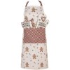 Clayre & Eef CGM44 Ovenwant 18x30 cm Beige Bruin