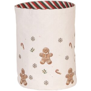 Clayre & Eef CGM50 Broodmand Ø 15x16 cm Beige Bruin