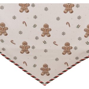 Clayre & Eef CGM65 Tafelloper 50x160 cm Beige Bruin