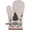 Clayre & Eef TCH44 Ovenwant 18x30 cm Beige, Groen, Rood