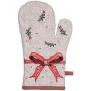 Clayre & Eef TCH44 Ovenwant 18x30 cm Beige, Groen, Rood