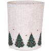 Clayre & Eef TCH50 Broodmand Ø 15x16 cm Beige Groen Rood
