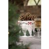 Clayre & Eef TCH50 Broodmand Ø 15x16 cm Beige Groen Rood
