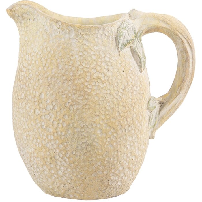 Clayre & Eef 6TE0576 Decoratieve Kan 20x15x20 cm Geel en Groen